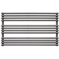 Towelrads 600mm x 1000mm 1289BTU Anthracite Flat Designer Towel Radiator (418RY)