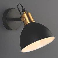 Quay Design Orion Adjustable Wall Spotlight Matt Black (418VG)