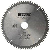 Erbauer Aluminium TCT Saw Blade 216mm x 30mm 80T (4197V)