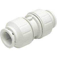 JG Speedfit Plastic Push-Fit Equal Couplers 10mm 10 Pack (419FH)