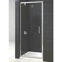 Triton Fast Fix Framed Rectangular Pivot Shower Door Chrome 900mm x 1900mm (419KT)