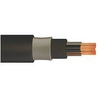 Time 6943X Black 3-Core 4mm Armoured Cable 25m Coil (419RG)