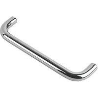 Eurospec Fire Rated D Pull Handle Satin Stainless Steel 19mm x 244mm (4202J)