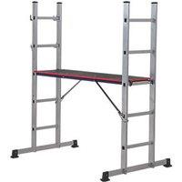 Werner Aluminium 2.48m Combination Ladder With Platform (420KH)