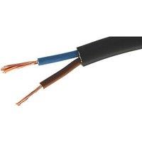 Time 2182Y Black 2-Core 0.5mm Flexible Cable 50m Drum (420PF)
