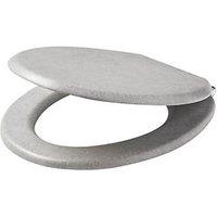 Pilica Soft-Close Toilet Seat Moulded Wood Concrete (420RT)