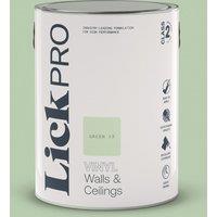 LickPro 5Ltr Green 13 Vinyl Matt Emulsion Paint (420TM)