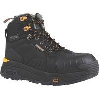 Regatta Exofort S7L Size 8 Black Waterproof Safety Boots (421JW)