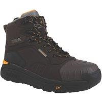 Regatta Exofort S7L Size 9 Chestnut/Black Waterproof Safety Boots (423JW)