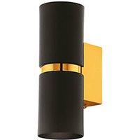 Eglo Passa LED Up/Down Wall Light Black 3W 250lm (423PL)