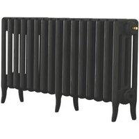 Arroll 460mm x 874mm 2736BTU Black Cast Iron 4 Column Radiator (4241F)