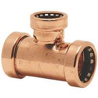 Tectite Sprint Copper Push-Fit Reducing Tee 28mm x 28mm x 22mm (4244J)