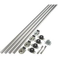 Rothley Ares2 SD/AR212 2-Door Sliding Track System Aluminium 1200mm (42473)