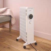 Blyss NY2009-24M 2000W Electric Freestanding Oil-Filled Radiator White (424RW)