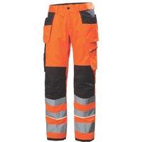 Helly Hansen UC-ME CL2 Construction Work Trousers Orange 33" W 32" L (424VU)