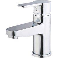 Swirl Elevate Eco Basin Mono Mixer Bathroom Tap with Clicker Waste Chrome (42548)