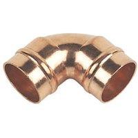 Flomasta Copper Solder Ring Equal 90 Elbows 22mm 2 Pack (42578)