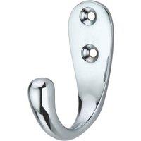 Essentials Single Hook Polished Chrome 46mm 5 Pack (425TE)