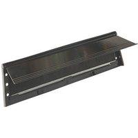 Stormguard Brush Letter Plate Black 292mm x 75mm (425TF)