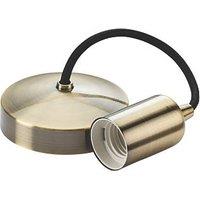 Knightsbridge Contemporary Pendant Antique Brass (425TY)