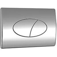 Highlife Bathrooms Storr Curved Dual-Flush Flushing Plate Chrome (426HL)