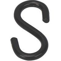 Essentials S-Hooks Black 30 x 3mm 4 Pack (427FE)