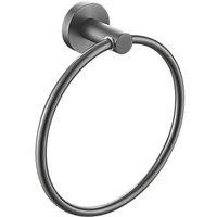 Bristan Round Towel Ring Gun Metal Grey (427KL)