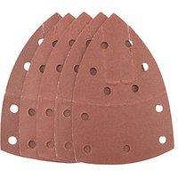 Titan 80 Grit 11-Hole Punched Multi-Material Sanding Sheets 150mm x 100mm 5 Pack (427PT)