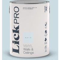 LickPro 5Ltr Blue 15 Vinyl Matt Emulsion Paint (427TM)