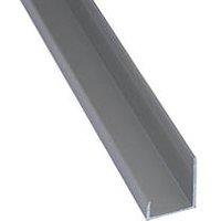 Splashwall End Cap Matt Silver 2420mm x 11mm (428GV)