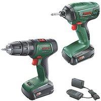 Bosch UniversalImpact/AdvancedImpactDrive 18V 2 x 1.5Ah Li-Ion Power for All Cordless Impact Drill & Drill Driver Kit (428KK)