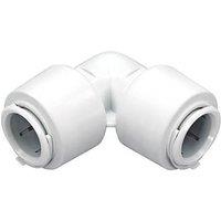 FloPlast FloFit+ Plastic Push-Fit Equal 90 Elbow 15mm (428RF)