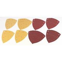 Bosch C470 & C430 40, 80, 120 & 180 Grit 11-Hole Punched Multi-Material Sandpaper 102mm x 62mm 25 Piece Set (429FW)