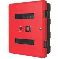 Firechief 106-1158 Double Extinguisher Cabinet with Key Lock 616mm x 270mm x 735mm Red/Black (429FX)