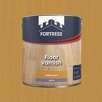 Fortress 2.5Ltr Mid Oak Satin Water-Based Floor Varnish (429JM)