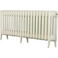 Arroll 460mm x 1114mm 3517BTU White Cast Iron 4 Column Radiator (4308F)