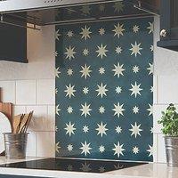 House Beautiful Jasper Indigo Kitchen Splashback 600mm x 750mm x 6mm (430JM)