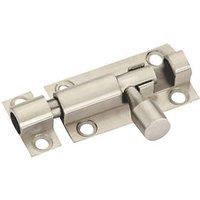 Smith & Locke Straight Barrel Door Bolt Satin Nickel 40mm (430PY)