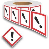 Essentials Harmful/Irritant GHS Labels (Roll) 100mm x 100mm (430YU)