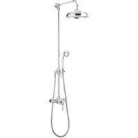 Mira Realm ERD Rear-Fed Exposed Chrome Effect Thermostatic Mixer Shower with Diverter (43154)