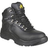 Amblers FS218 Size 10 Black Waterproof Steel Toe Cap Safety Boots (43167)