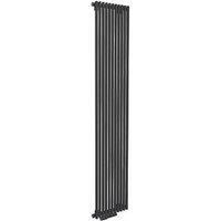 Ximax Gamba 1800mm x 400mm 2737BTU Anthracite Vertical Designer Radiator (431TR)
