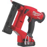 Milwaukee M18FNCS18GS-202X 6.35mm 18V 2 x 2.0Ah Li-Ion RedLithium Brushless First Fix Cordless Nail Gun (431XH)