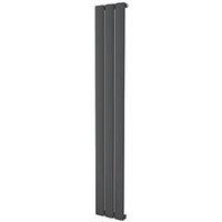 Ximax James 1800mm x 280mm 2164BTU Anthracite Vertical Designer Radiator (432GL)