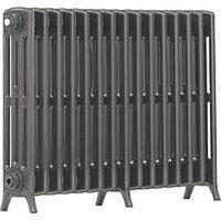 Arroll Edwardian 650mm x 906mm 4200BTU Anthracite Horizontal Designer Radiator (432KY)