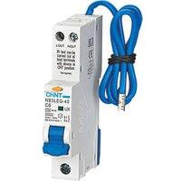 Chint NB3LEG-40 Series 6A 30mA Type A SP & N C Curve RCBO (432VG)