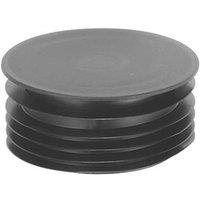 McAlpine Push-Fit Drain Blanking Cap Black 110mm (4331V)