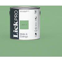 LickPro Max+ 2.5Ltr Green 16 Eggshell Emulsion Paint (433JX)