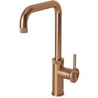 ETAL Caprise Industrial Style Kitchen Mixer Tap Brushed Copper (434FJ)