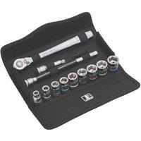 Wera 8100 SB HF 1 Zyklop Metal 3/8" Drive Ratchet & Socket Set 13 Pcs (435HF)